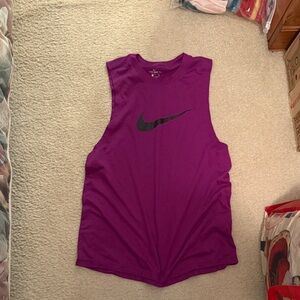 Nike Women's Bold Purple Muscle Tee